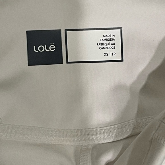 NEW Lolë Women's Active PullOn Skort  White Skirt with Pockets SKU:4017001-69060 - Picture 7 of 7